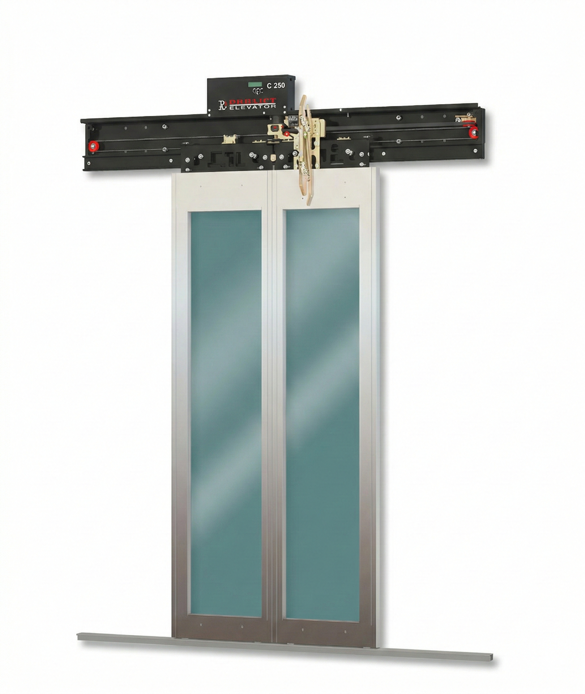 2 PANEL CENTER GLASS CABINET DOOR